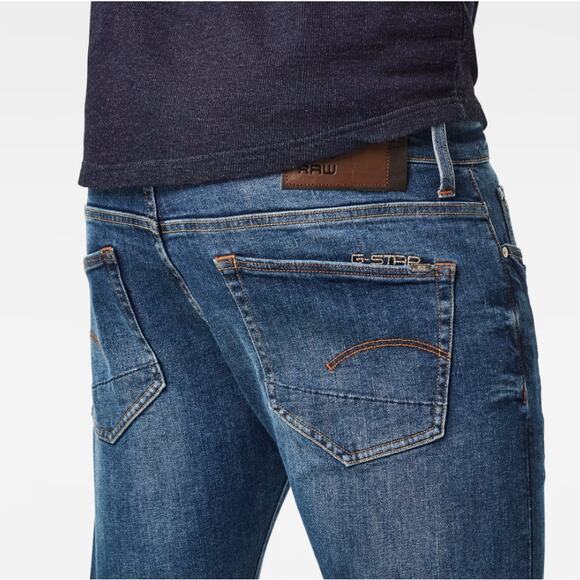 G-Star Men's Medium Aged Blue 3301 Skinny Jeans Size 34/32 - Picture 10 of 10